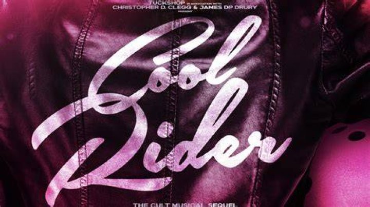 Cool rider:&nbsp;The beauty styled her blonde locks in loose curls and added a slick of glamorous make-up